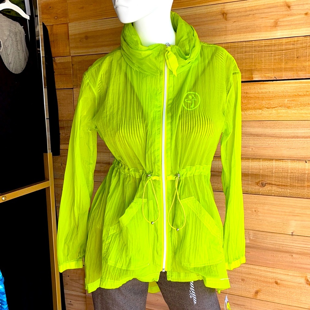 NWT ZUMBA STELLAR SHEER JACKET